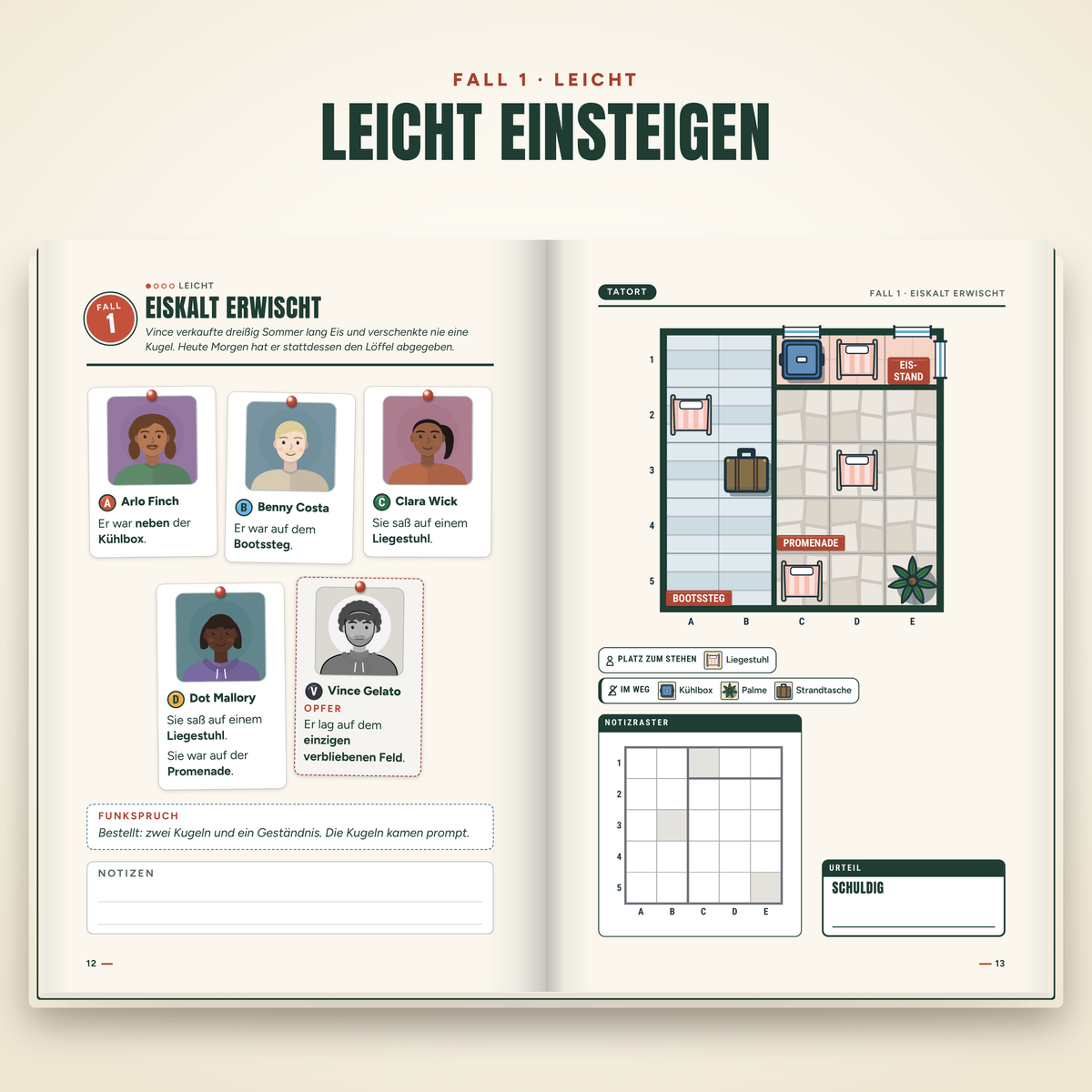 Mord am Strand – deutsche Ausgabe: ein leichter Fall im Buch