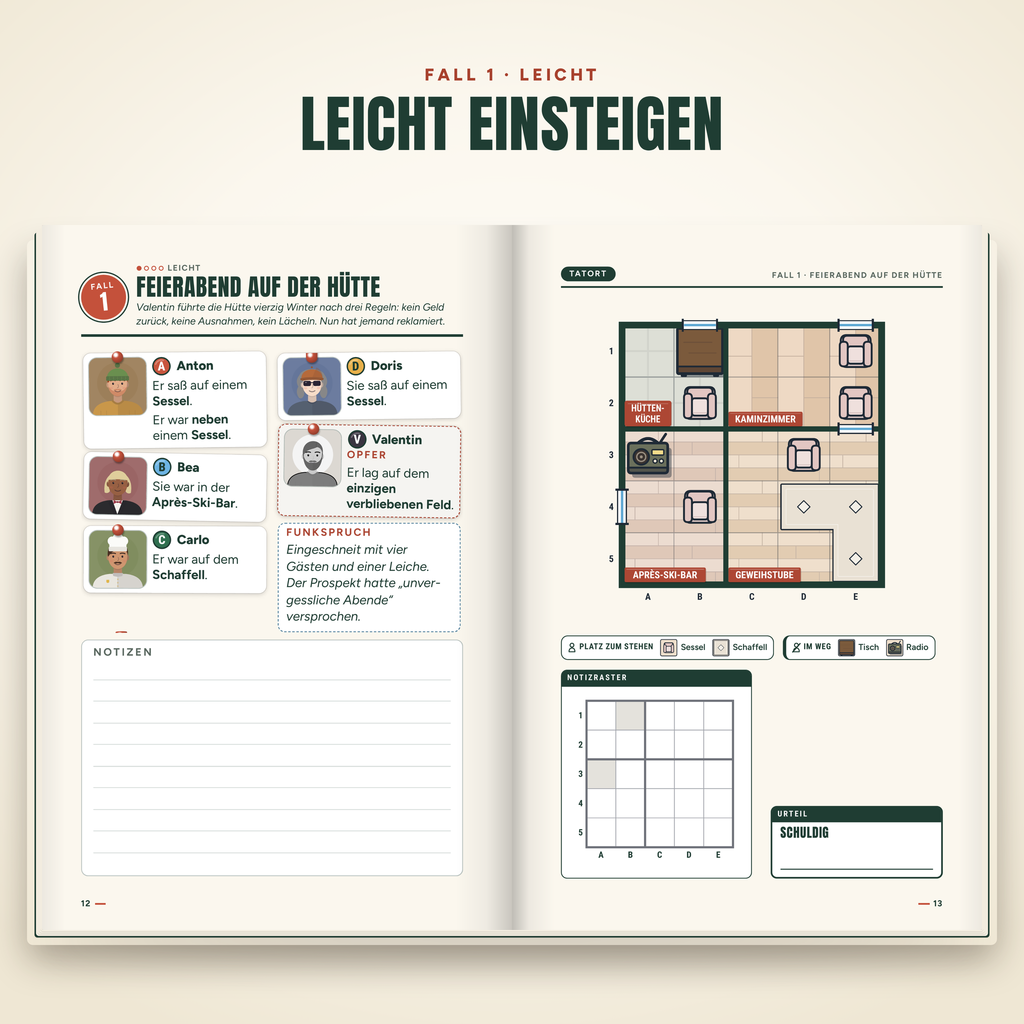 Mord in den Alpen – deutsche Ausgabe: ein leichter Fall im Buch