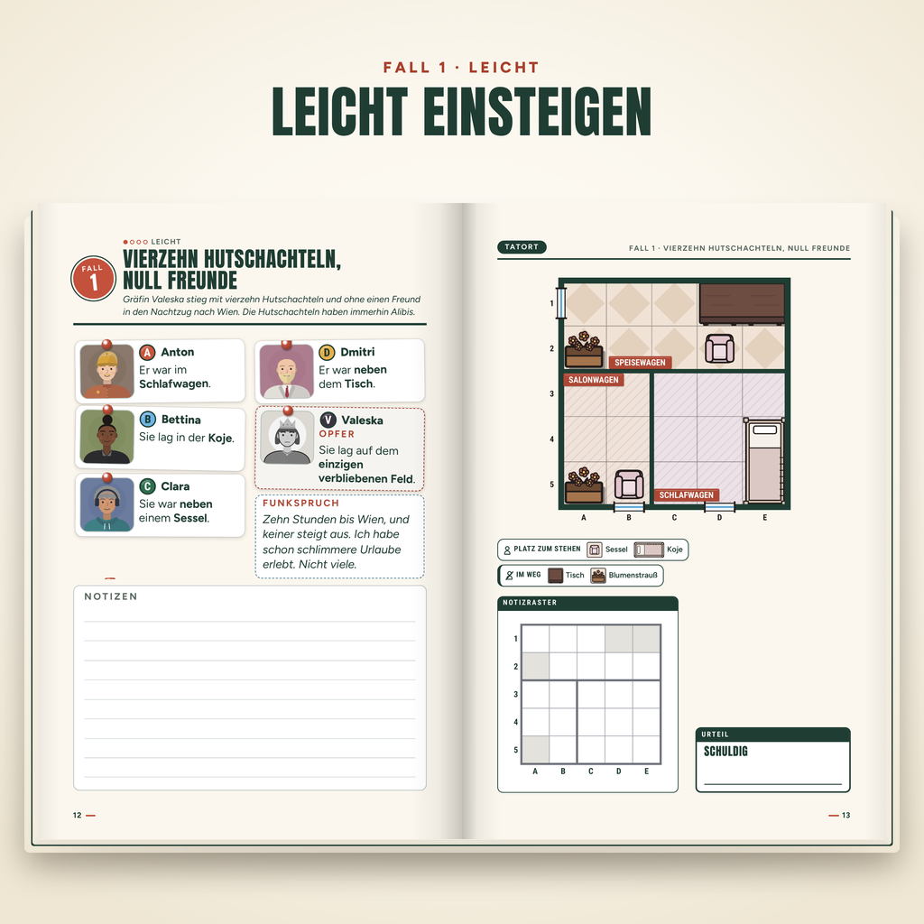 Mord auf Reisen – deutsche Ausgabe: ein leichter Fall im Buch